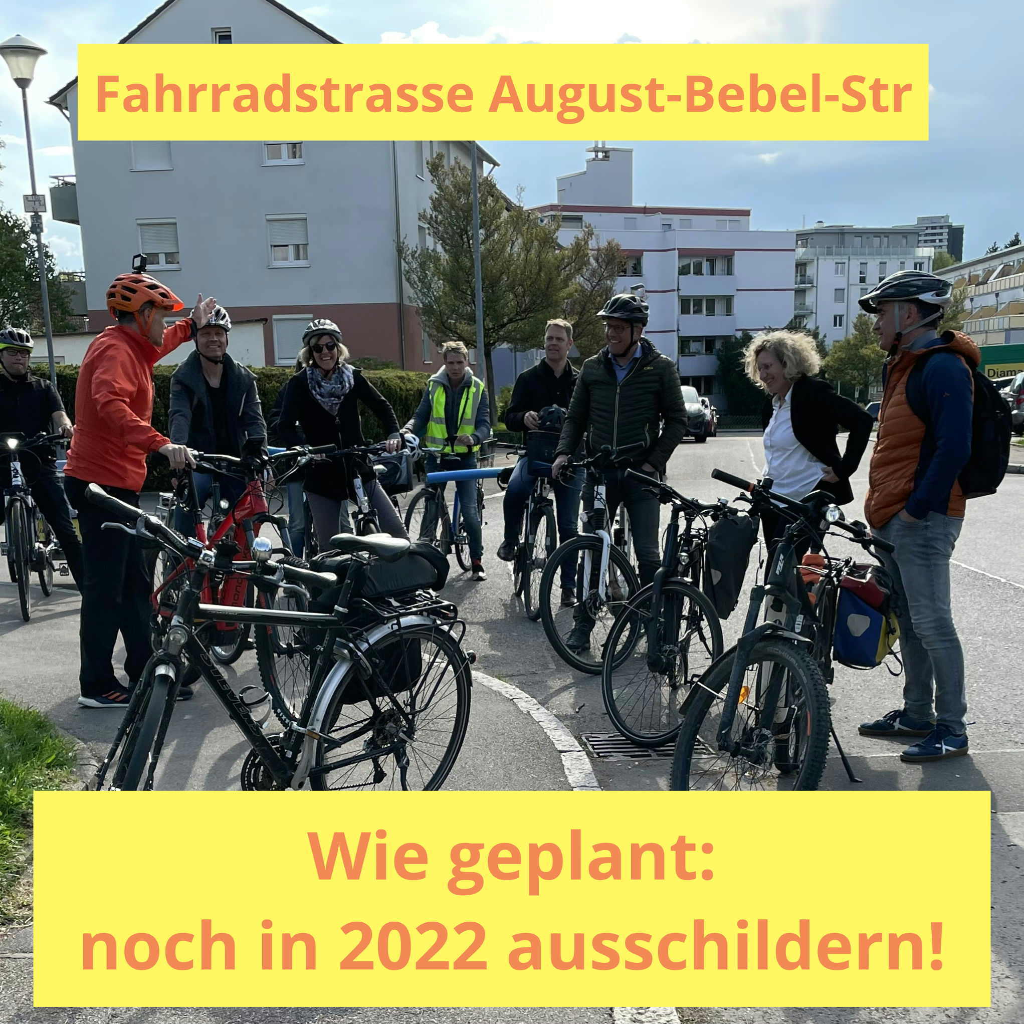 Video – RT- Fahrradstraße August-Bebel-Straße – mit Bürgermeistern Weiskopf und Wintzen